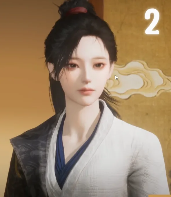 Where Winds Meet Preset 02 face-code preview