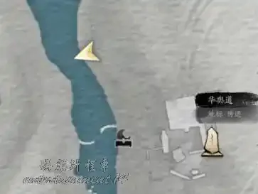 Chinese-client map crop for the Hua'ao Road scarecrow puzzle