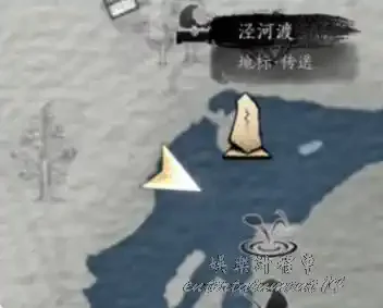 Chinese-client map crop for the first Jinghe Ferry scarecrow puzzle